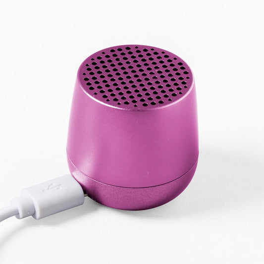 Ultra-portable bluetooth speaker in purple