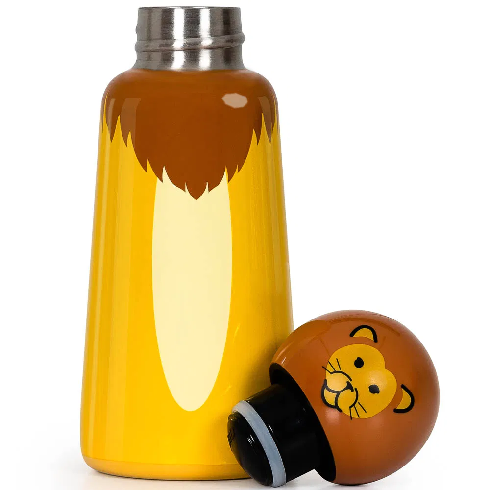 300ml Thermal Flask Lion Yellow Stainless Steel