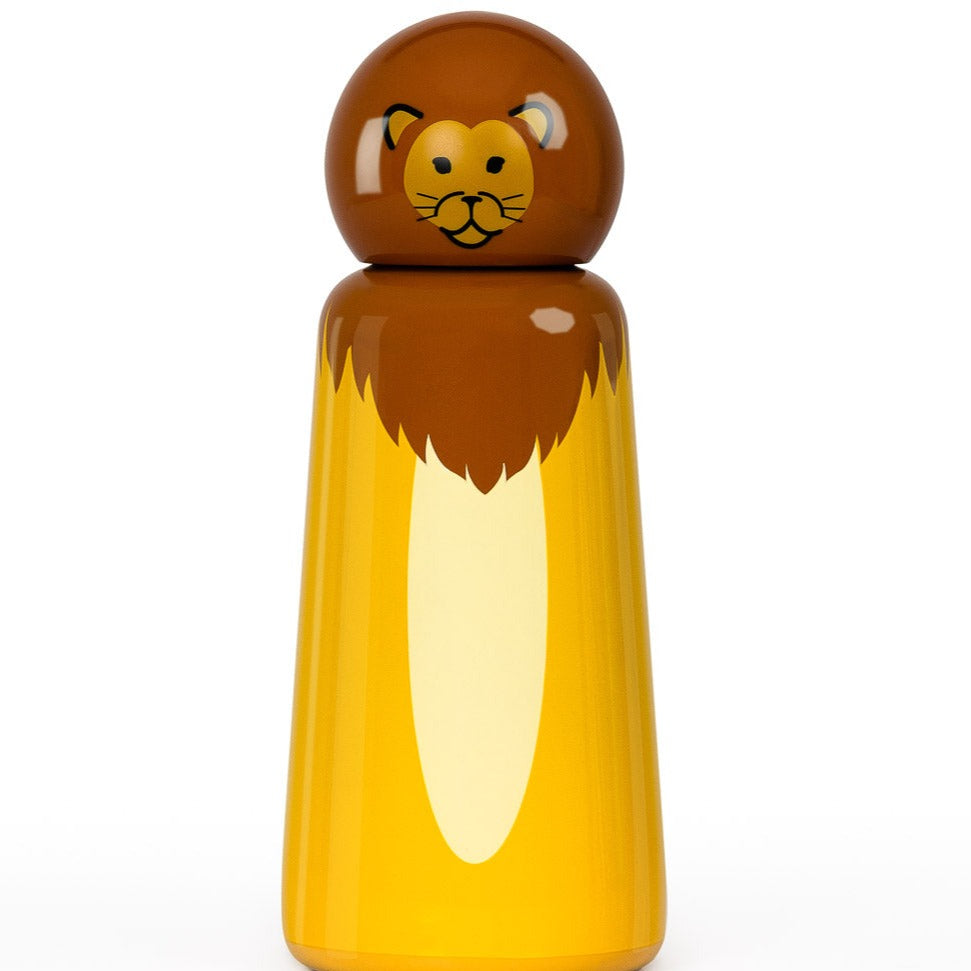 300ml Thermal Flask Lion Yellow Stainless Steel