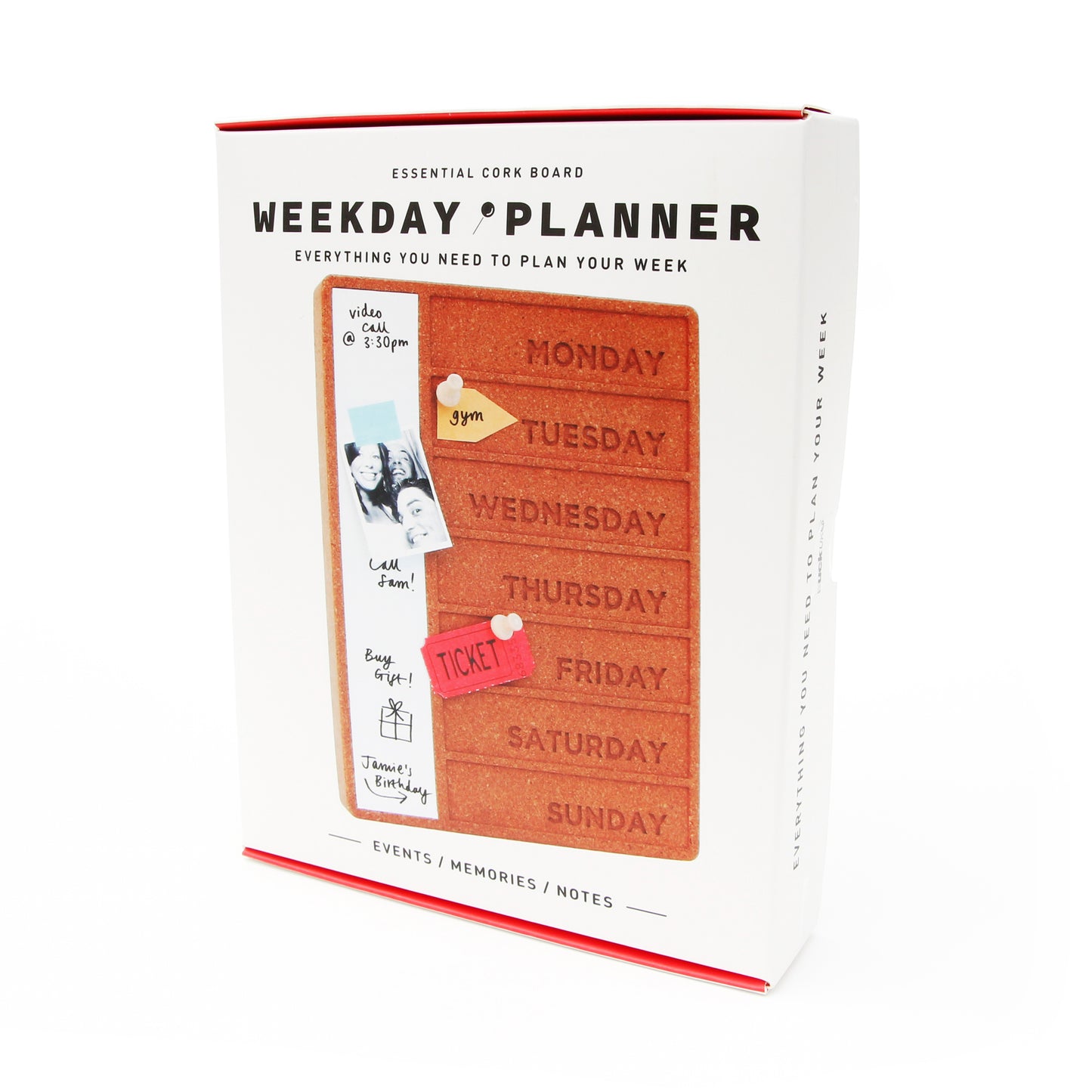 Cork Weekday Planner