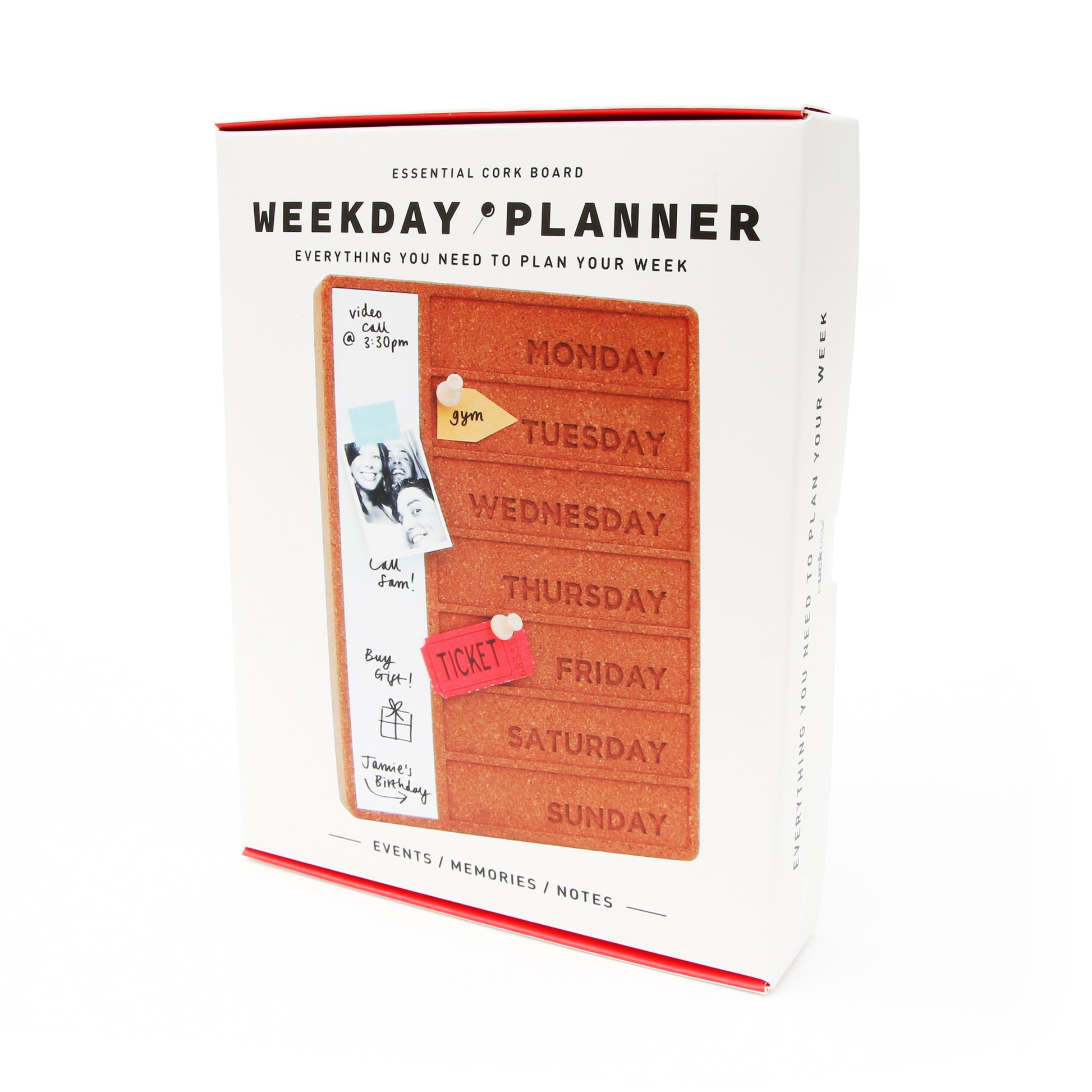 Cork Weekday Planner
