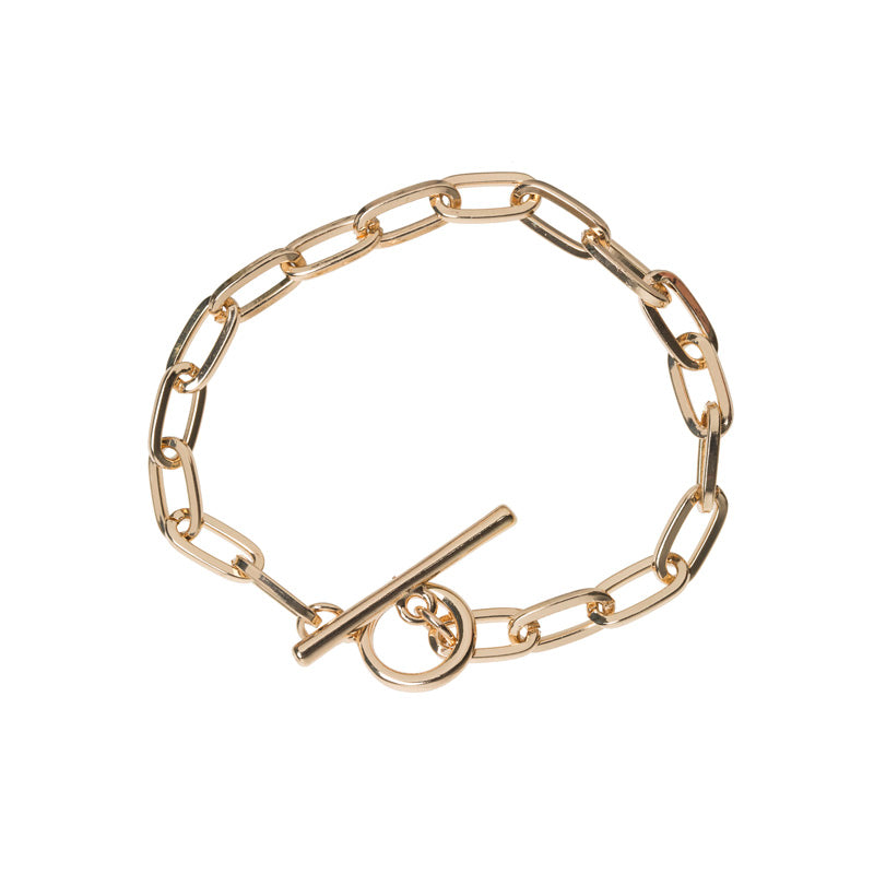 Chunky Chain Bracelet Gold Plated Timi