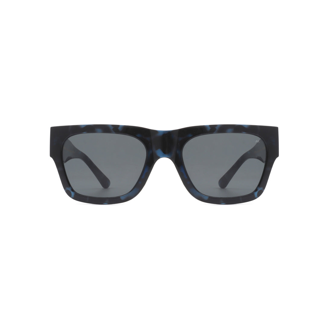 Sunglasses Unisex Blue Chunky Square Frame A. Kjaerbede | Agnes