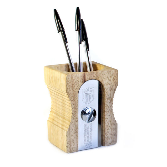 Sharpener Desk Tidy - Light Wood