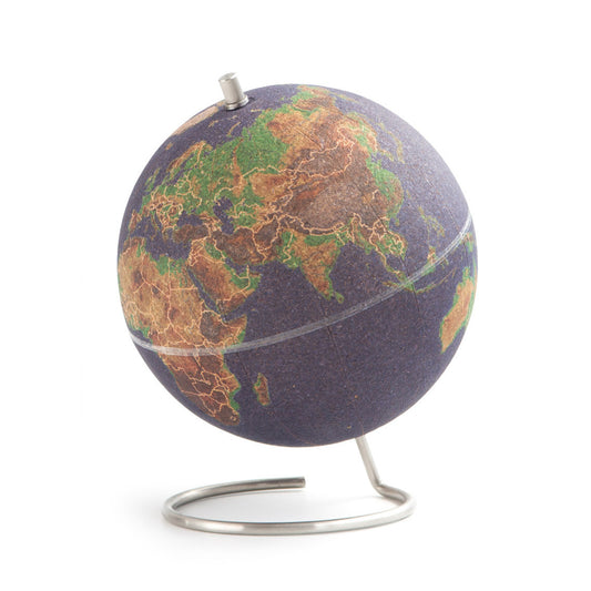 Coloured Cork Globe - Small