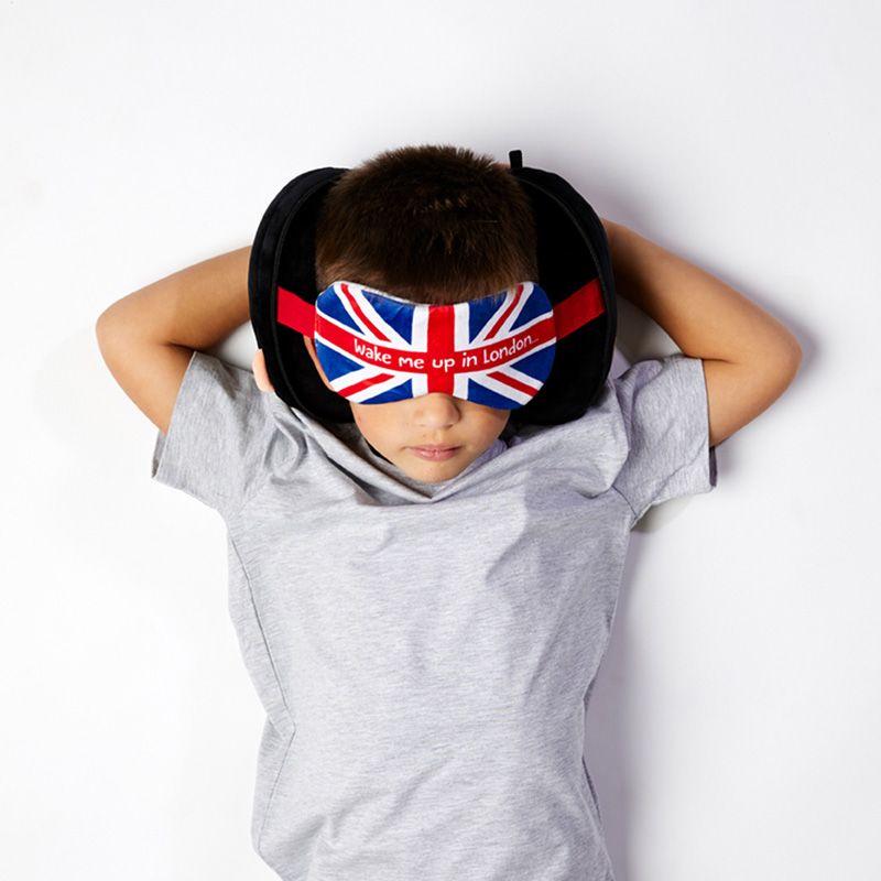 Travel Pillow London Guardsman and Eye Mask