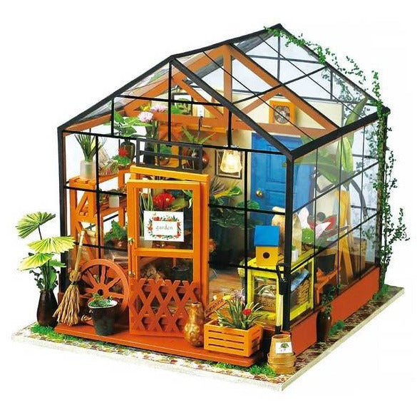 3D Puzzle Miniature Cathy's Flower House Greenhouse