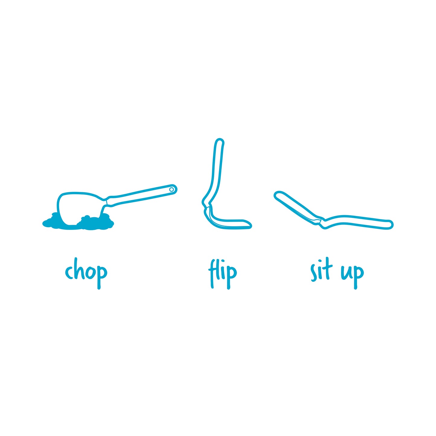 Spatula Stand-Up Chopping Chopula in Black