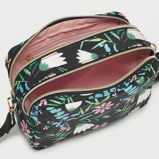 Crossbody Bag Removable Strap Dark Floral Estella Bartlett