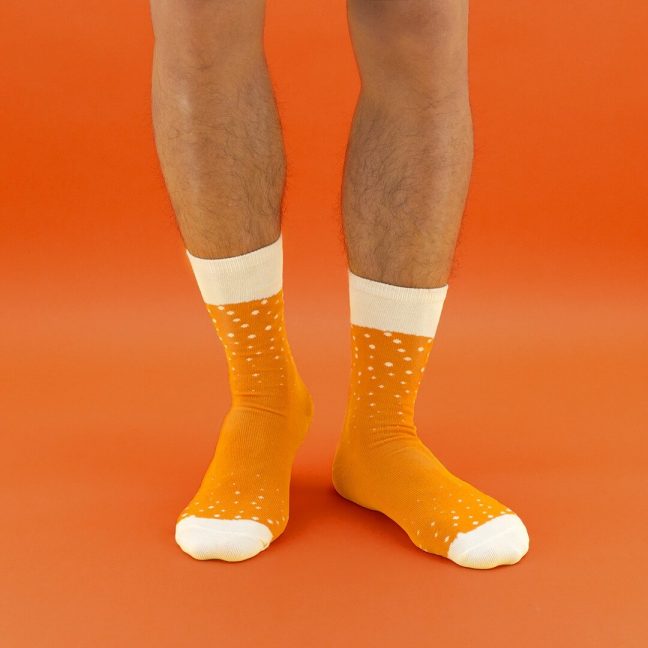 Beer Socks Mixed Pack White Orange Gold Black
