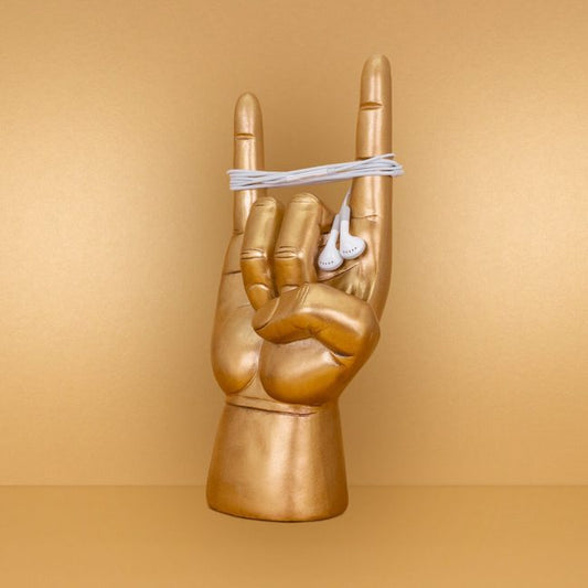 Luckies rock On Headphone Stand Gold
