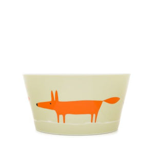 Bowl Mr Fox Orange Beige Porcelain Scion Living