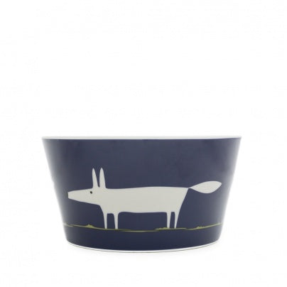 Bowl Mr Fox Indigo Purple Porcelain Scion Living