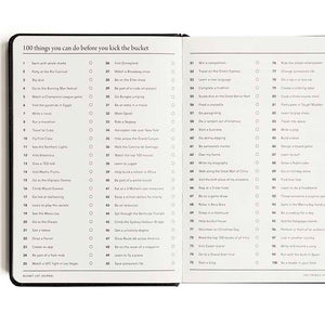 A5 Hardcover notebook with bucket list cities in grey