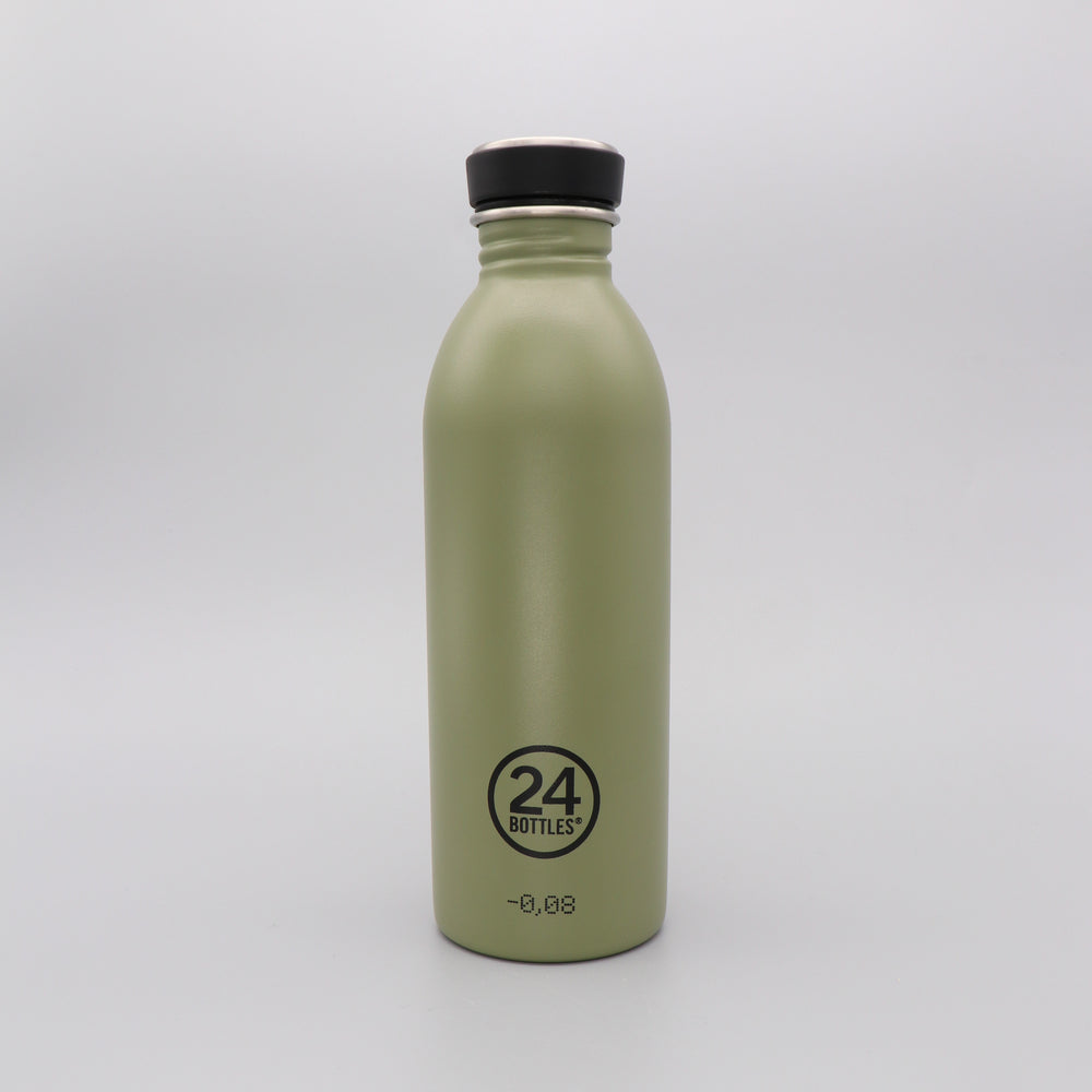 Water Bottle Lightweight 500ml Green Sage Stone