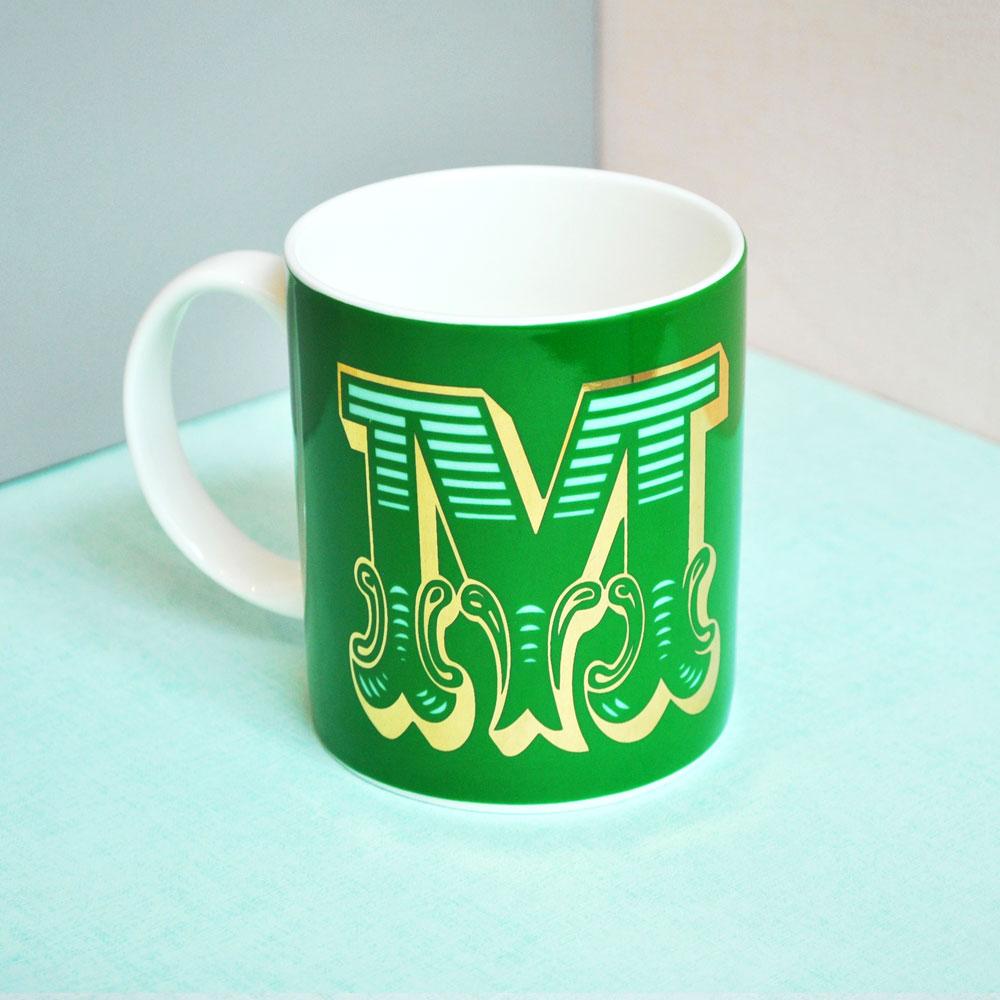 M | Luxury china mug