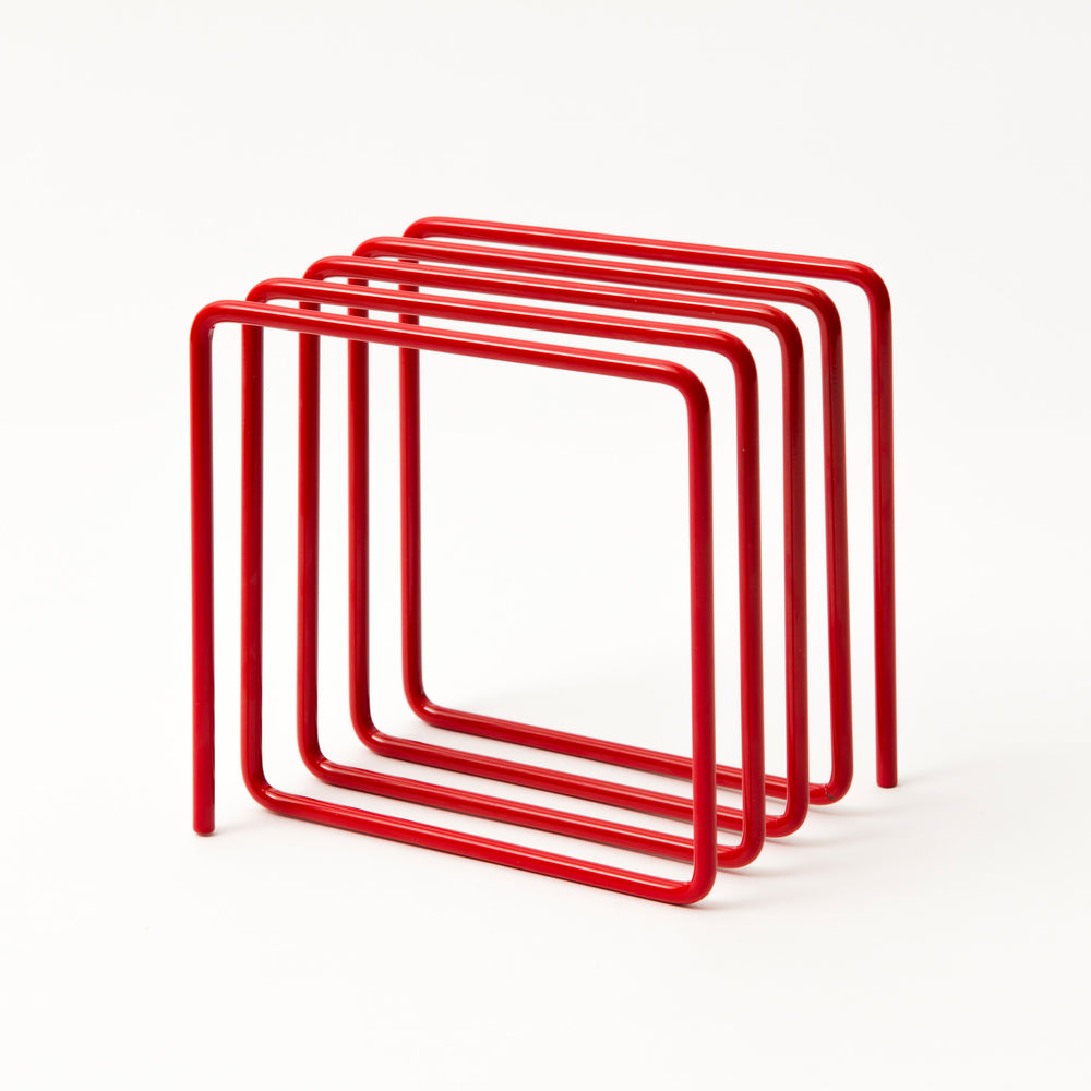 DISCONTINUED - Magazine rack red
