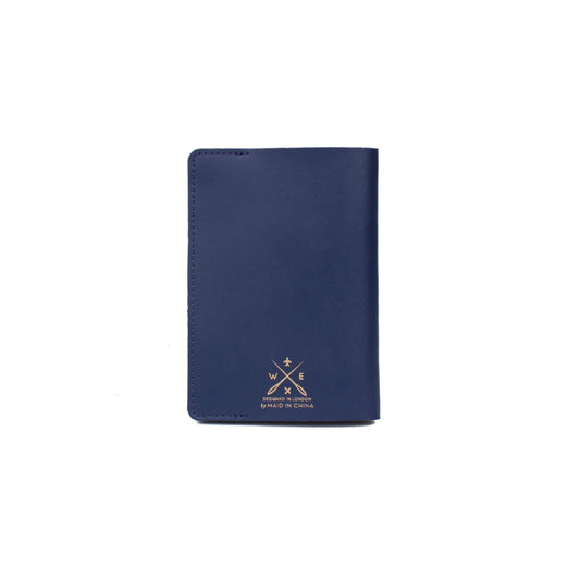 Stitch passport cover in navy