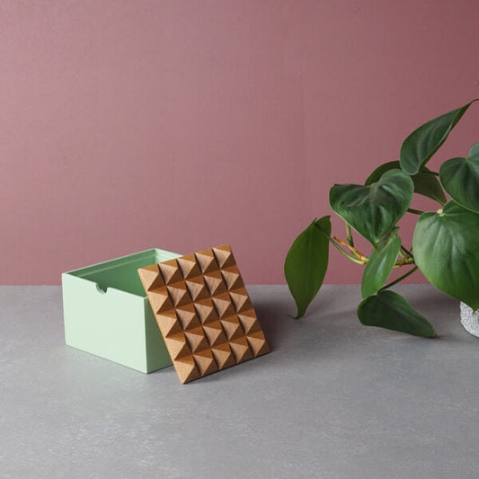 Trinket Box Pyramid Mint