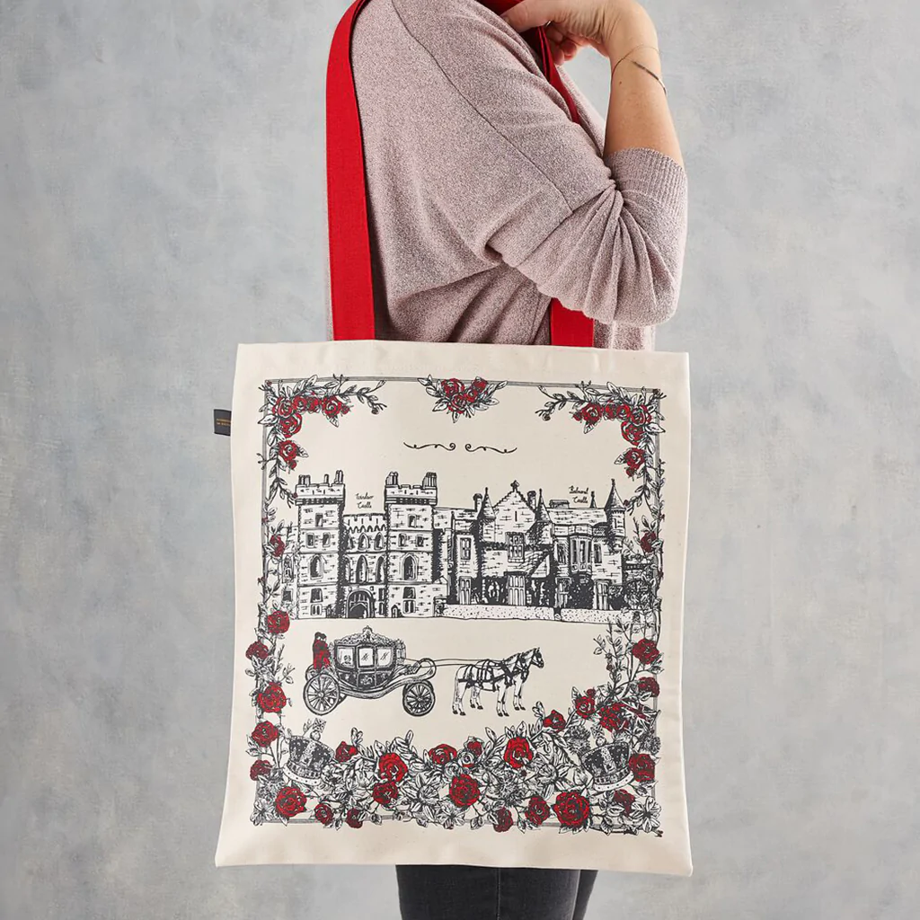 British Palaces Canvas Bag Windsor Castle Buckingham Palace