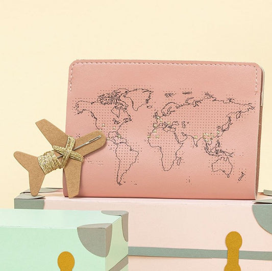 Passport Cover Stitch Your Own Pink