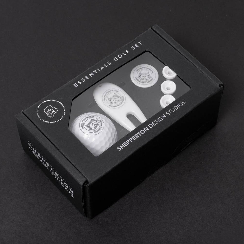 Golf Gift Set Star Wars Original Stormtrooper in White and Black Gift Box