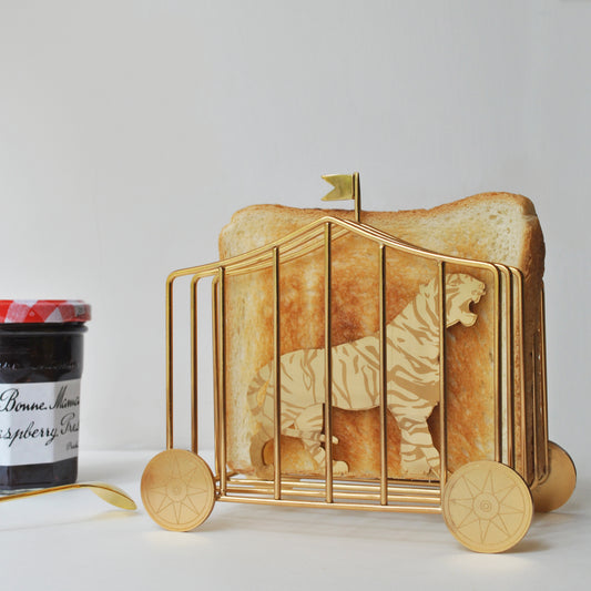 Golden tiger toast rack