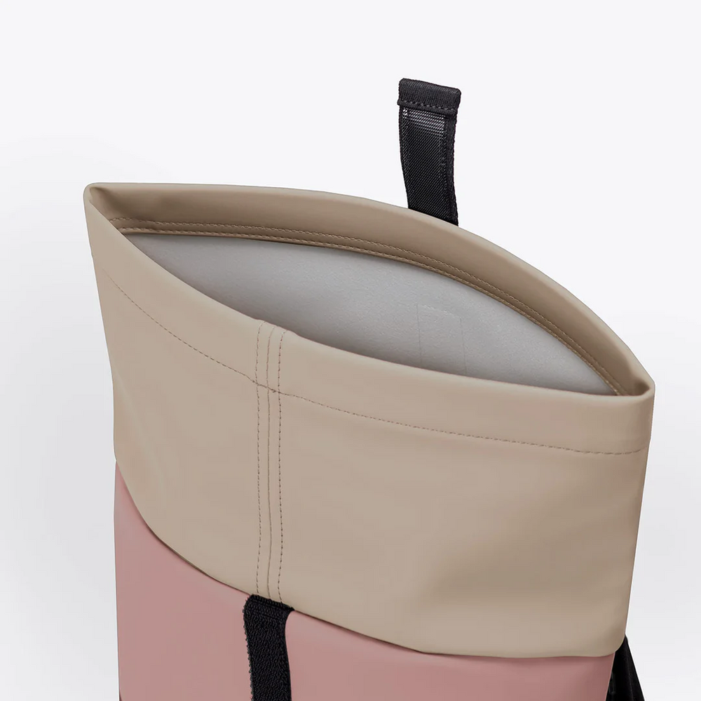 Backpack Roll Top Waterproof Rose Pink Grey Beige Padded Recycled Ucon Acrobatics