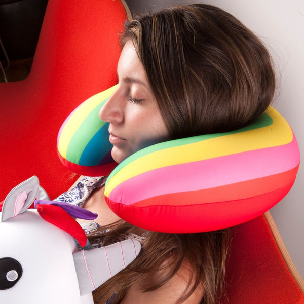 Travel Pillow Neck Pillow Zip Flip Unicorn