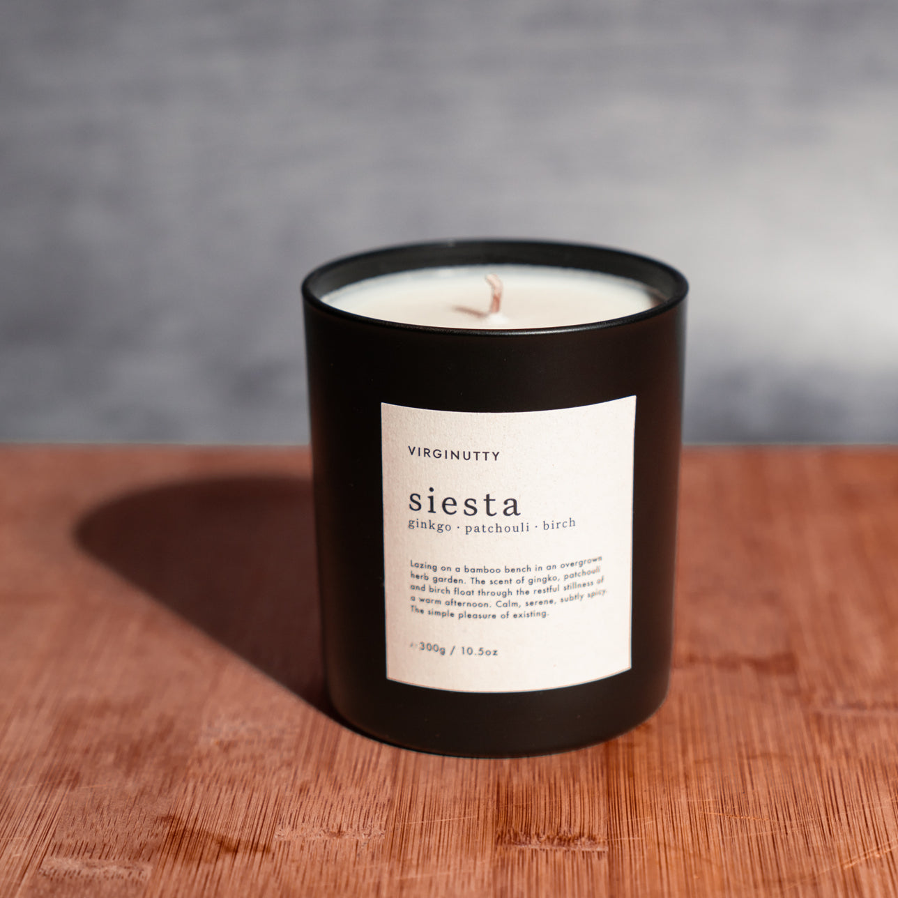 Coconut Wax Candle Siesta Scented 300g
