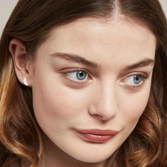 Earrings Stud Wings Silver Plater