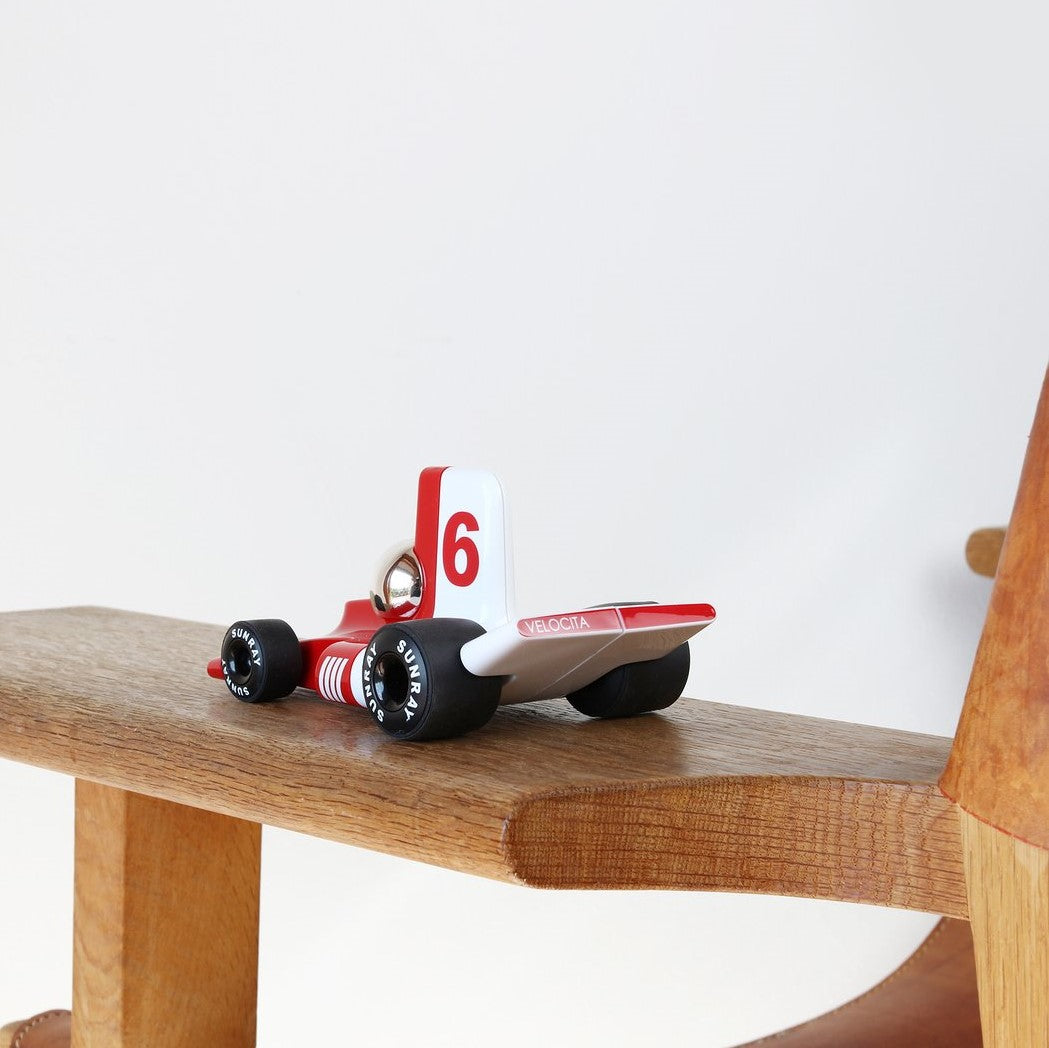 Toy Car F1 Sports Car Velocita Jean in Red