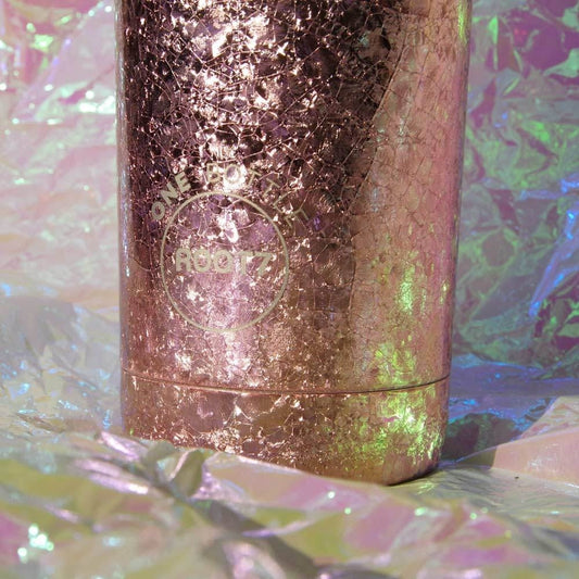 Water Bottle Insulated Leak Proof Double Walled 500ml in Rose Gold Sparkle