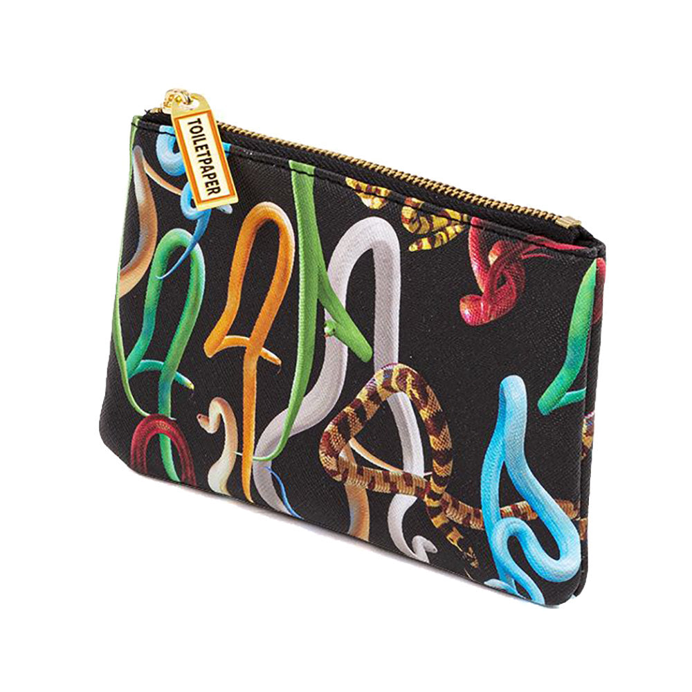 Coin Purse Pouch Seletti Snakes Pattern