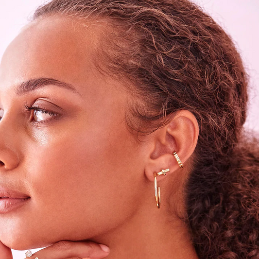 Bar Earrings Gold Plated Mini StudEstella Bartlett