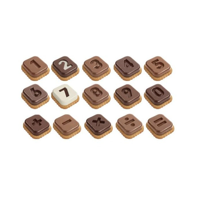 Chocolate Mould Set With Cookie Cutters Numbers Counting for kids