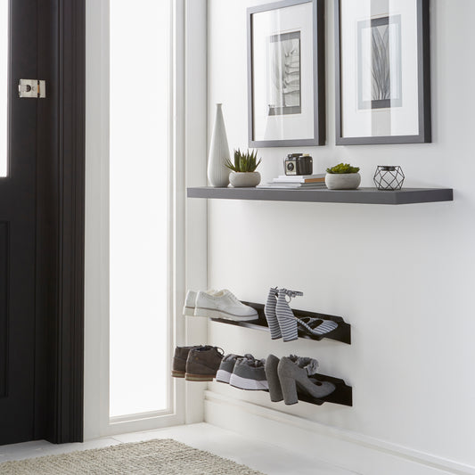 J-ME - Floating Shoe Rack 700mm - Black