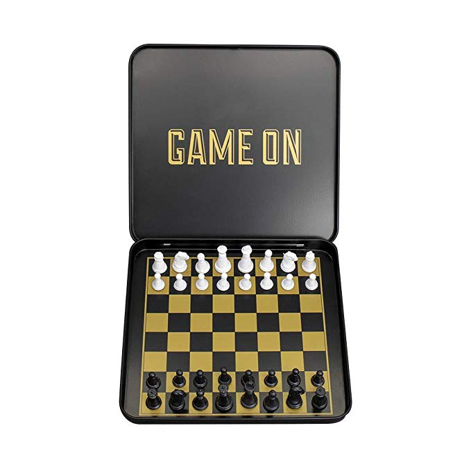 Chess set magnetic mini travel size by Iron and Glory - Game on