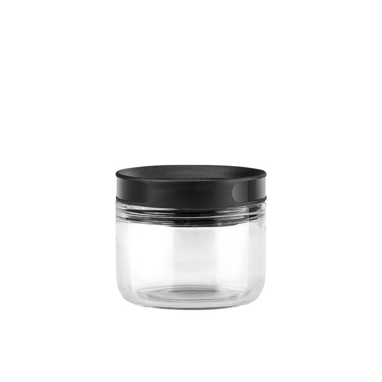 Pepper Mill One Handed Pepper Grinder Ortwo in Black Extra Jar Set - Brand Academy Store