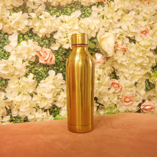 Water Bottle Insulated Leak Proof Double Walled 500ml in Gold