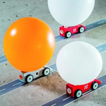 Balloon race car from Donkey