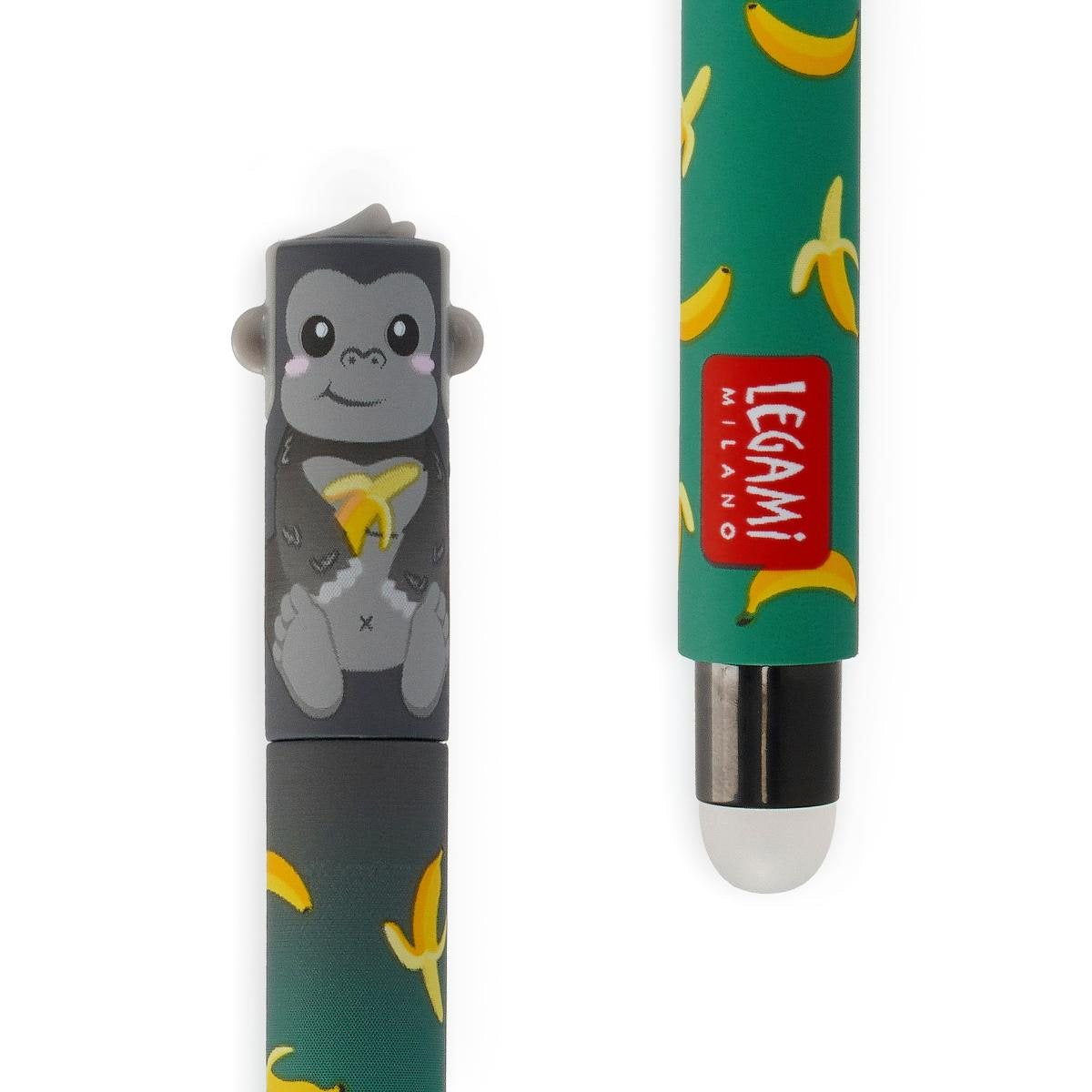 Legami Erasable Gel Pen - Gorilla, Black Ink - image 4