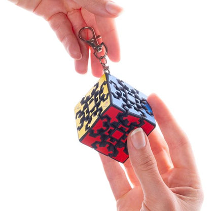 Mini Meffert's Deluxe Keychain Puzzle: Gear Cube - Image 2