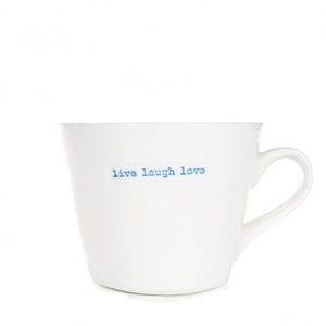 
            
                Load image into Gallery viewer, Keith Brymer Jones Mug | Live Laugh Love
            
        