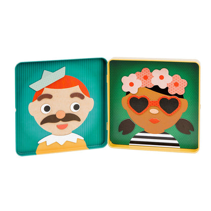 Funny Faces On-the-Go Magnetic Play Set - image 2