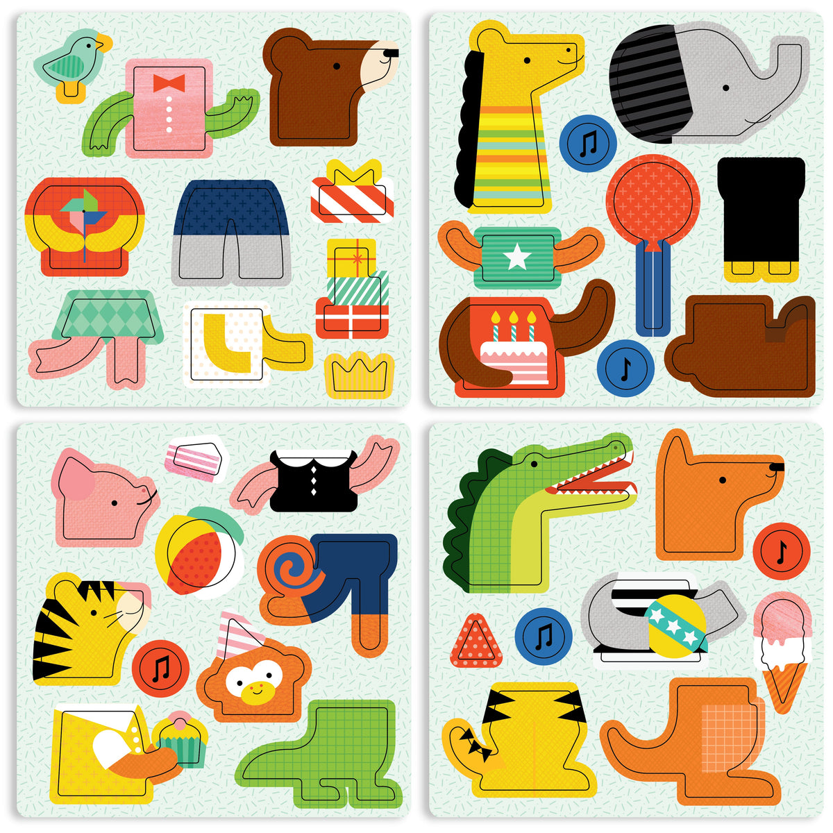 Party Animals On-the-Go Magnetic Play Set - image 4