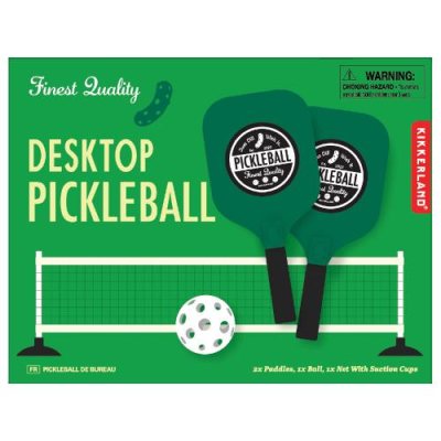Kikkerland Desktop Pickleball Set - Image 1