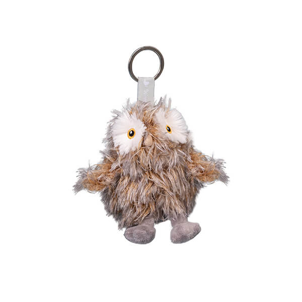 Wrendale Designs 'Elvis' Owl Plush Keyring - Image 1