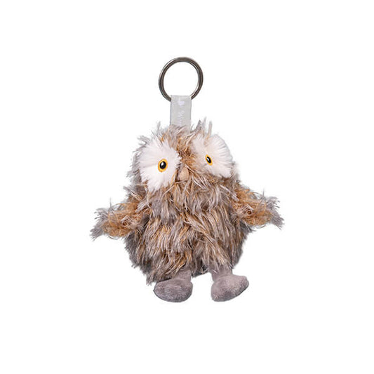 Wrendale Designs 'Elvis' Owl Plush Keyring - Image 1