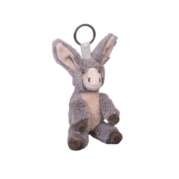 Wrendale Designs 'Jack' Donkey Plush Keyring - Image 1